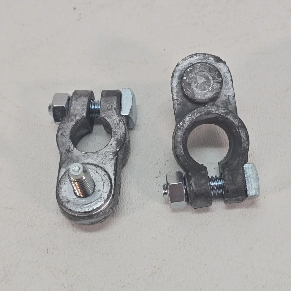 QTY 2 Automotive Lead Universal Battery Terminal Connector Heavy Duty‎ Metal